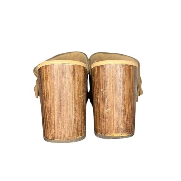 UNIONBAY Women’s 10 Slip On Clogs Faux Suede Platform Block Heel Mules Y2K - Picture 6 of 8